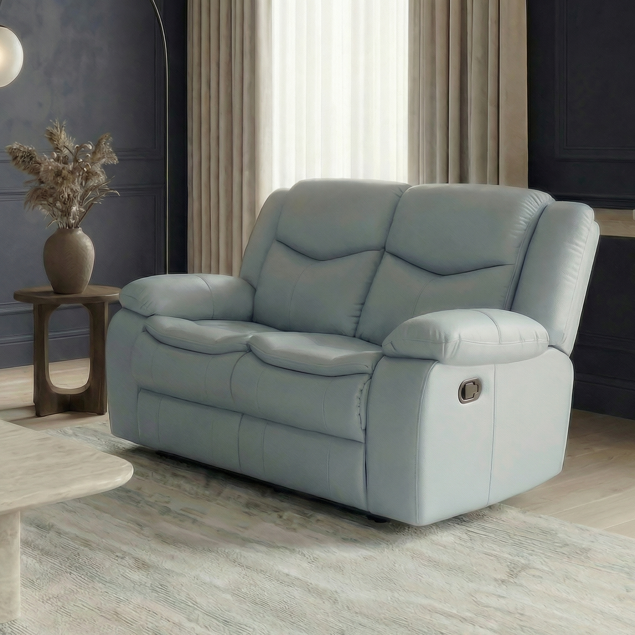 Cordoba Blue Recliner - Image 5