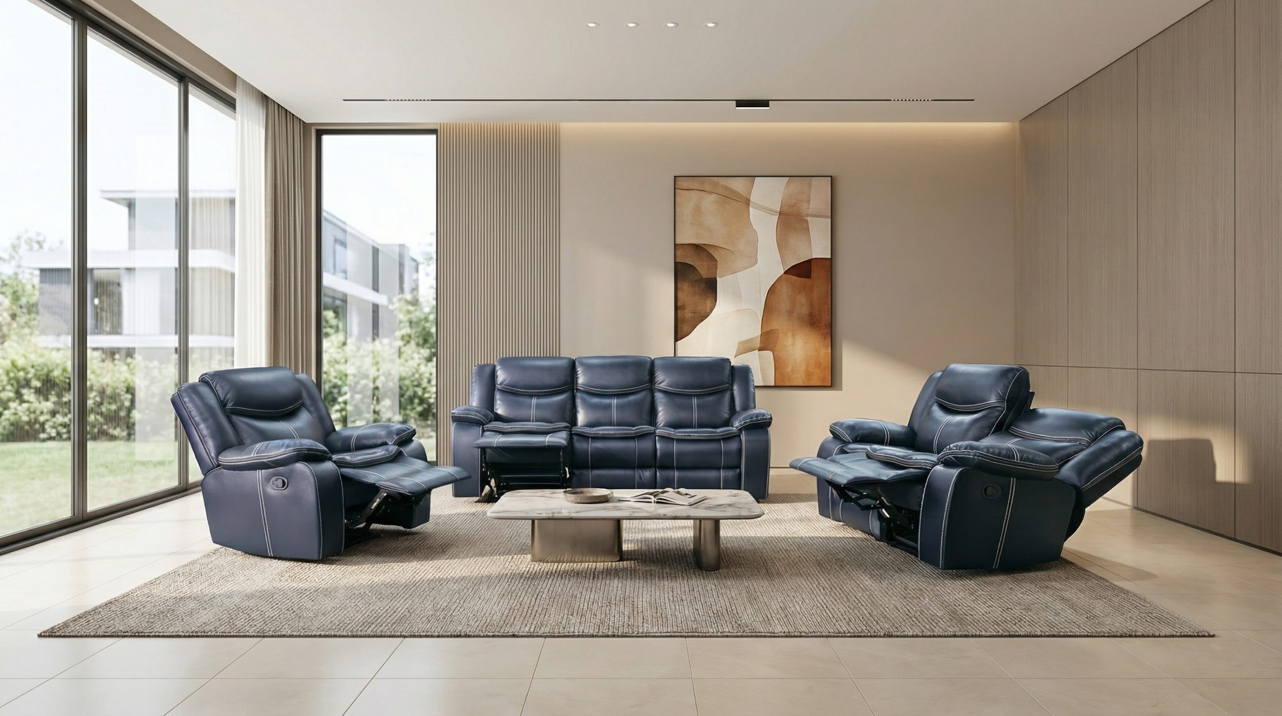 Cordoba Black Recliner - Image 2