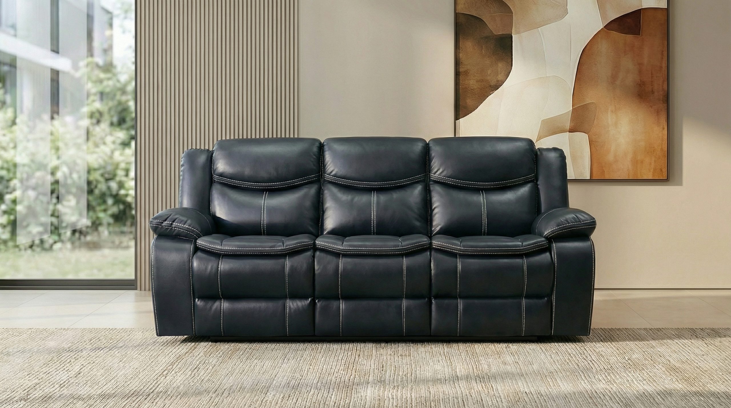 Cordoba Black Recliner - Image 4