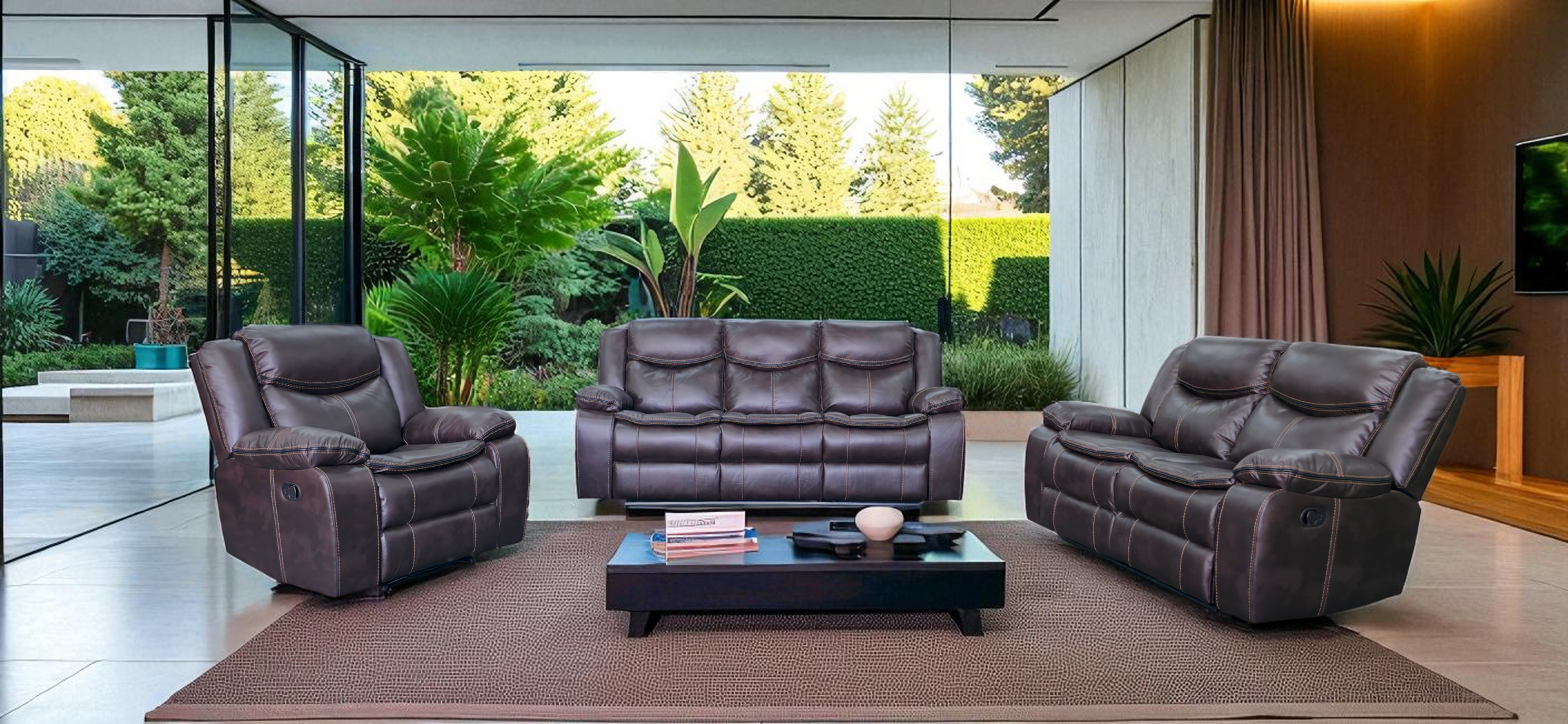 Cordoba Brown Recliner - Image 4